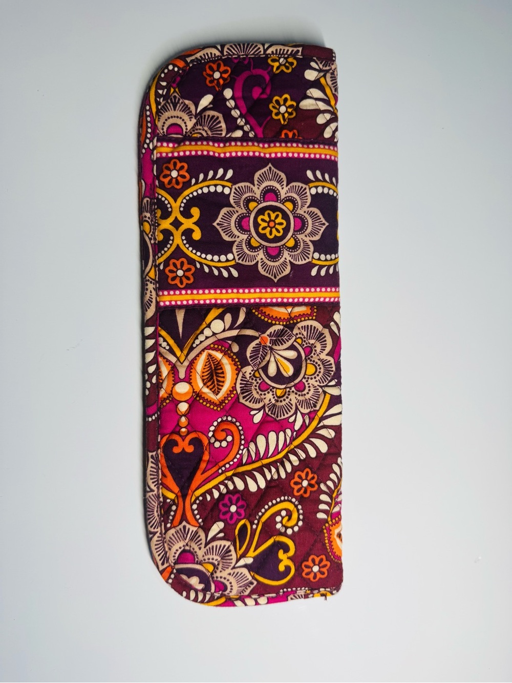 Vera Bradley Flat Iron Insulated Holder Keeper Safari Sunset
